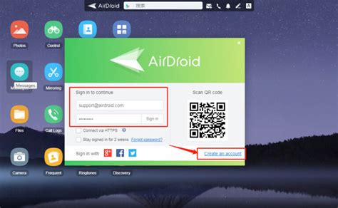 web airdroid com login